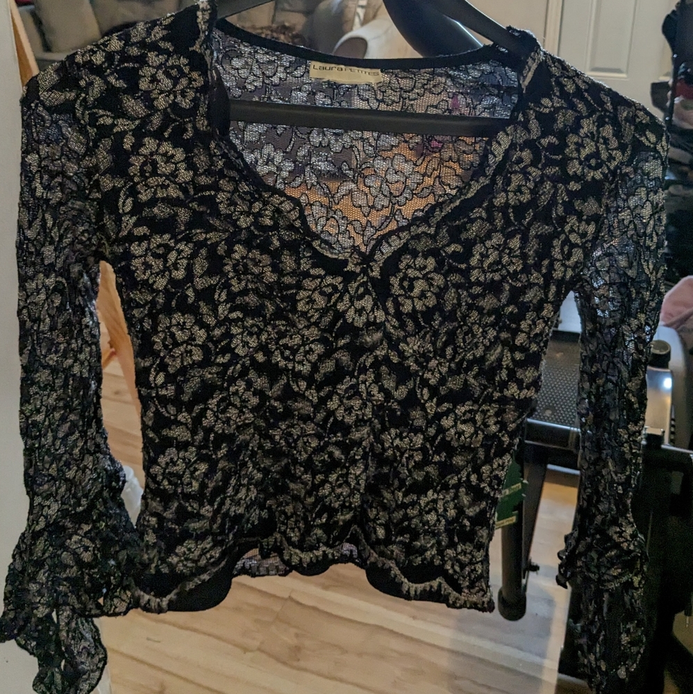 Lace sweater